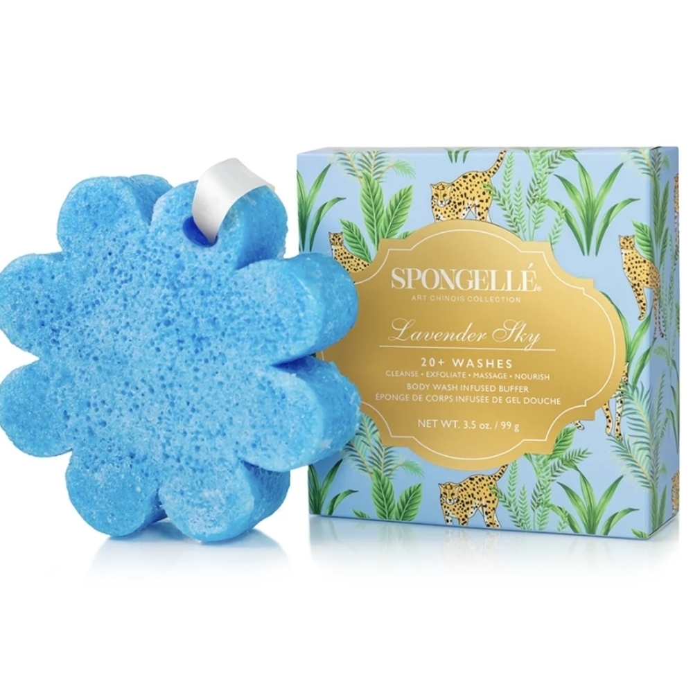 Spongelle Lavender Sky Blue Body Wash Buffer